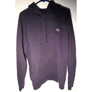 Men's XL Black Under Armour Pullover Hoodie - Excellent!